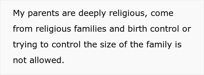 Text explaining parents beliefs about birth control, highlighting the challenges of raising kids. Text explaining parents beliefs about birth control, highlighting the challenges of raising kids.