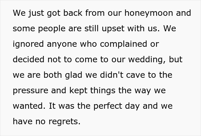 Fancy Wedding Venue Has An 'Adults Only' Rule, Guests Shamelessly Harass Bridal Couple Over It Fancy Wedding Venue Has An 'Adults Only' Rule, Guests Shamelessly Harass Bridal Couple Over It