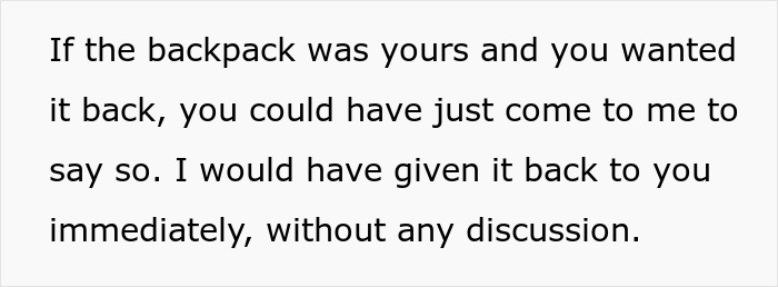 Cleaner Helps Herself To Teacher&rsquo;s Lost Backpack, Gets Mad When The Owner Helps Herself To It Too