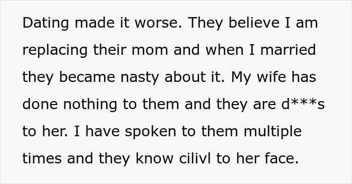 Guy's Kids Are Still Mourning His Ex-Wife, Refuse To See The New One As Family, He's Livid Guy's Kids Are Still Mourning His Ex-Wife, Refuse To See The New One As Family, He's Livid