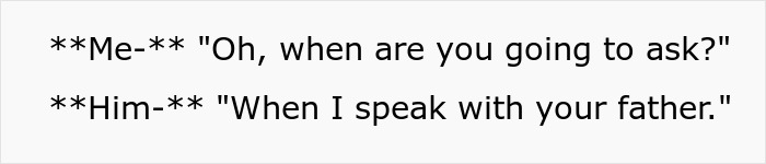 BF Refuses To Propose Without Her Estranged Father's Blessing And His GF Wonders Who She Is Dating
