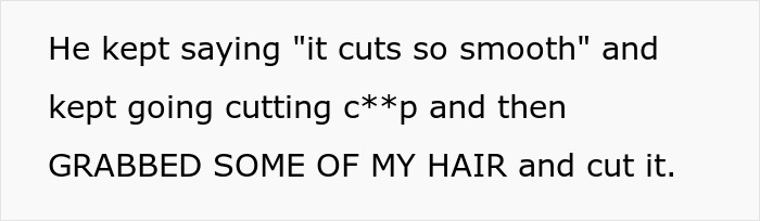 Woman's Creepy Coworker Cut Off Her Hair After Months Of Weird Comment, Blames It On "Intrusive Thought" Woman's Creepy Coworker Cut Off Her Hair After Months Of Weird Comment, Blames It On "Intrusive Thought"