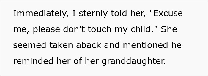 A boomer stomps away in defeat after her xenophobic remarks are weaponized against her. A boomer stomps away in defeat after her xenophobic remarks are weaponized against her.