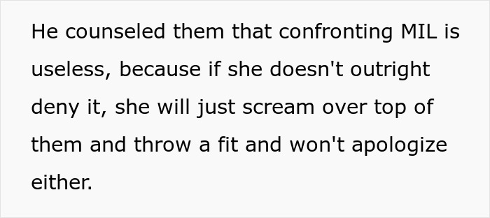 Text about confronting a gossiping mom regarding horrible comments that made everyone gasp.