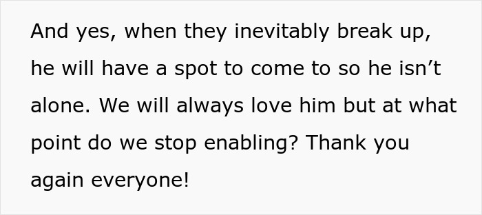 Text hoping the groomsman who boycotted the wedding will find support if his toxic GF relationship ends. Text hoping the groomsman who boycotted the wedding will find support if his toxic GF relationship ends.