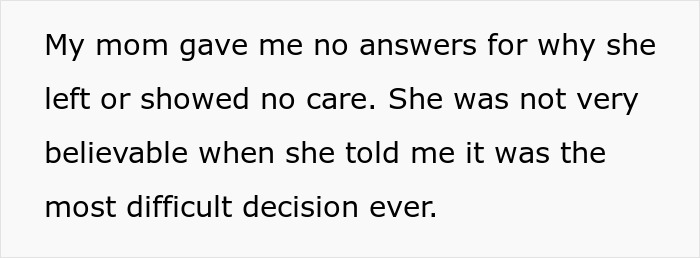 Self-Centered Mom Disappears For 16 Years, Mad She Doesn&rsquo;t Get Forgiveness And A Fresh Start