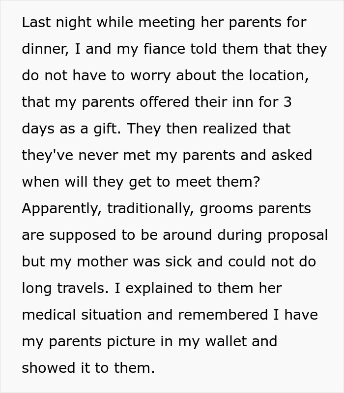Man Shows A Photo Of His Parents To His Future In-Laws And His Wedding Almost Gets Canceled Man Shows A Photo Of His Parents To His Future In-Laws And His Wedding Almost Gets Canceled