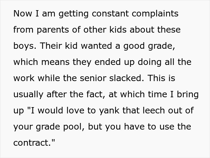 Lazy Seniors Force Classmates To Do All The Work, Teacher's Trap Blows Up In Their Faces Lazy Seniors Force Classmates To Do All The Work, Teacher's Trap Blows Up In Their Faces