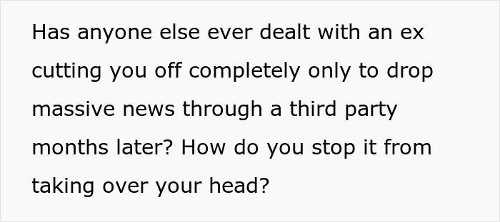 Text snippet: Question about how to deal with an ex who ends relationship by text and uses official paperwork for baby’s dad. Text snippet: Question about how to deal with an ex who ends relationship by text and uses official paperwork for baby’s dad.