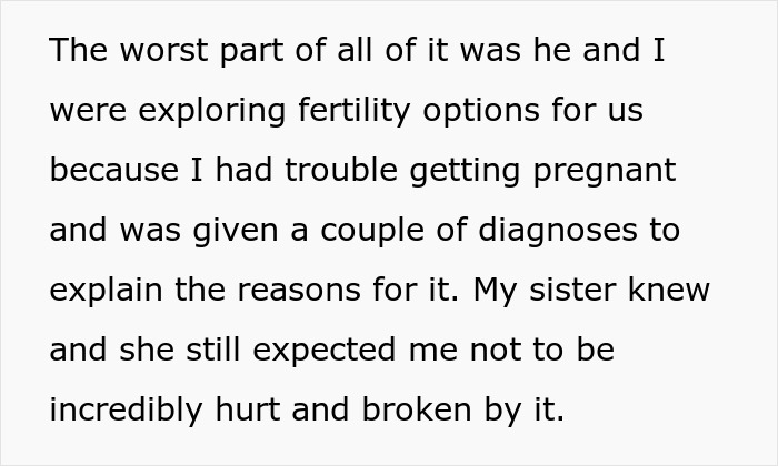 Woman Turns Sister’s Life Upside Down, Can’t Believe She Won’t Forgive Her: “She’ll Never Suffer Enough” Woman Turns Sister’s Life Upside Down, Can’t Believe She Won’t Forgive Her: “She’ll Never Suffer Enough”