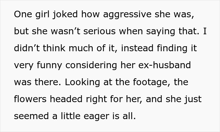 Woman Is So Desperate For A Husband That She Does Everything To "Win" The Wedding Bouquet Toss