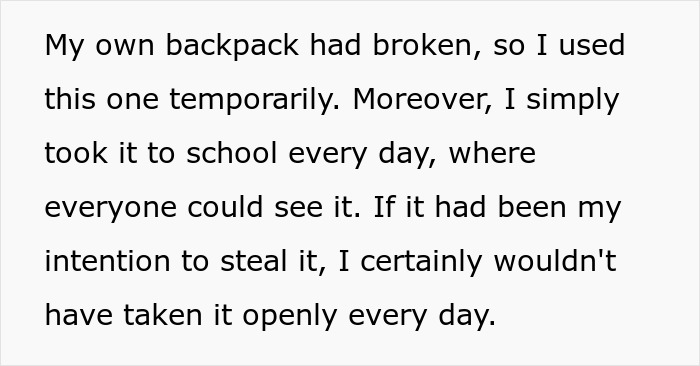 Cleaner Helps Herself To Teacher&rsquo;s Lost Backpack, Gets Mad When The Owner Helps Herself To It Too