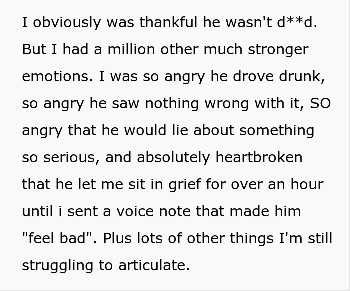 Boyfriend blames girlfriend for her reaction, highlighting the cruel prank and his manipulative behavior. Boyfriend blames girlfriend for her reaction, highlighting the cruel prank and his manipulative behavior.