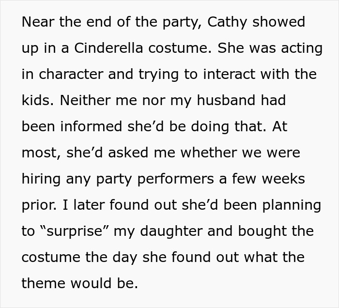 Text post detailing how the Stepmom dressed as a K-Pop character, hijacking a kid's birthday party. Text post detailing how the Stepmom dressed as a K-Pop character, hijacking a kid's birthday party.