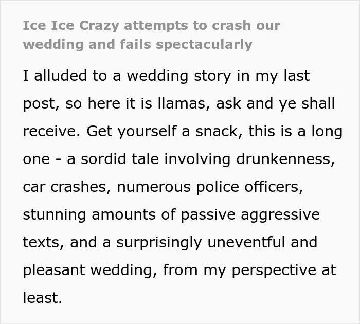Groom's Mom loses it over his bride's gay brother and gets entire family banned from the wedding.