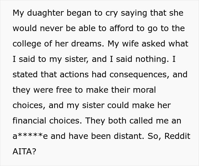 A daughter cries about losing her college fund, while her mother and father debate consequences. A daughter cries about losing her college fund, while her mother and father debate consequences.