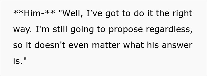 BF Refuses To Propose Without Her Estranged Father's Blessing And His GF Wonders Who She Is Dating