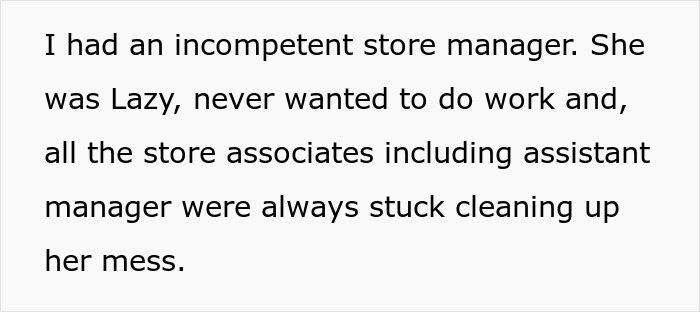 A student worker describes an incompetent and lazy manager, whose mess impacted everyone.