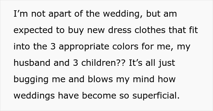 A screenshot expressing frustration about buying new dress clothes for a wedding despite rejection letters. A screenshot expressing frustration about buying new dress clothes for a wedding despite rejection letters.