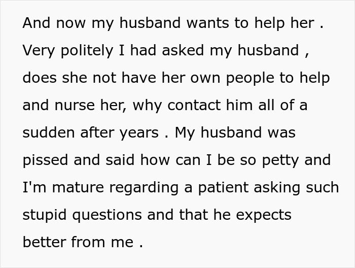 Husband Drops Everything To Help His Sick Ex Wife, Doesn't Care What His Current Wife Thinks Husband Drops Everything To Help His Sick Ex Wife, Doesn't Care What His Current Wife Thinks
