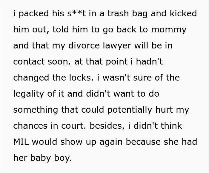 A woman plans to make DIL have kids, but instead makes sure she doesnt get grandbabies, kicking out her husband.