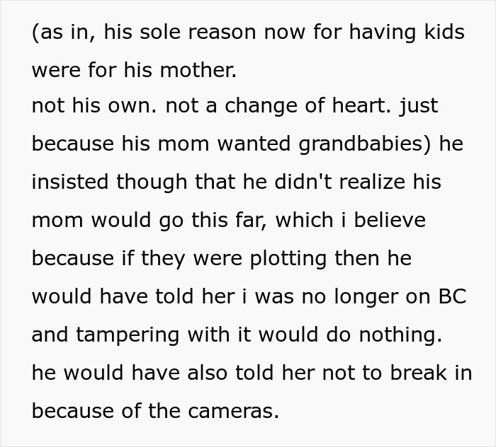 Husband admits his sole reason to have kids is for his mother to have grandbabies, not his own desire.