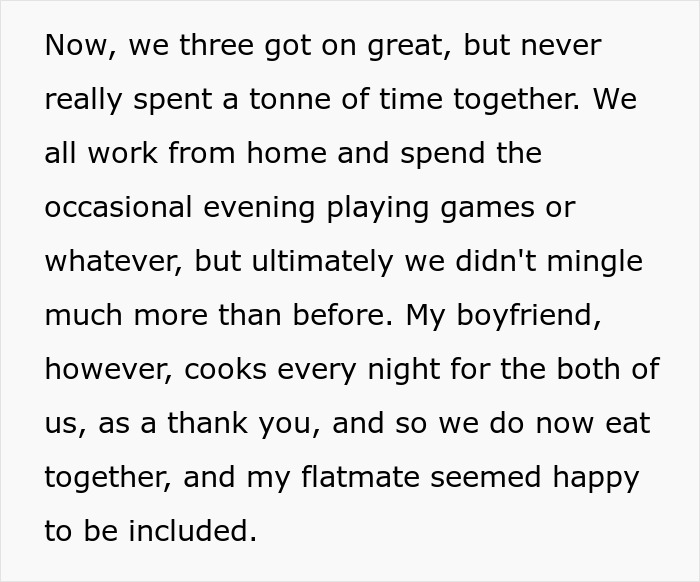 Woman Lives With Roommate In Harmony Until Her BF Moves In And Makes The Roommate Go Crazy Woman Lives With Roommate In Harmony Until Her BF Moves In And Makes The Roommate Go Crazy