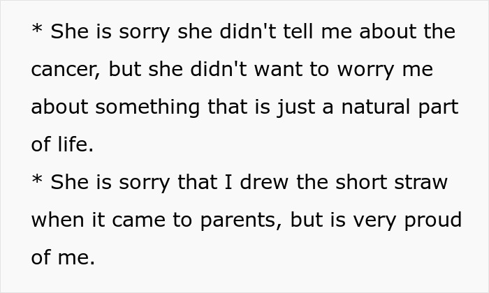A screenshot of text detailing parts of a great-grandma's letter, including apologies and pride, related to her trolling. A screenshot of text detailing parts of a great-grandma's letter, including apologies and pride, related to her trolling.