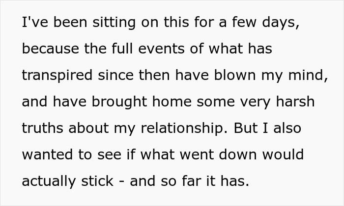 Man Doesn&rsquo;t Defend Himself When Wife Humiliates Him In Front Of Friends But Decides It Will Be The Last Time
