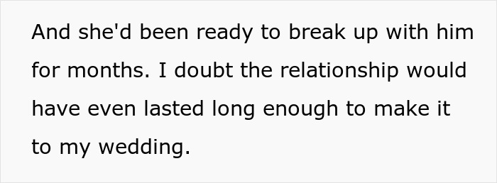 The entitled man's partner was ready to break up with him for months, doubting their relationship would last.