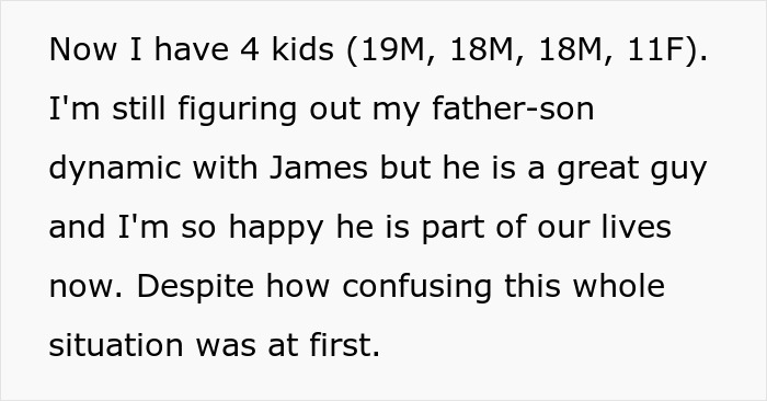 Text snippet about a father learning to bond with his bio son and not separate his sons. Text snippet about a father learning to bond with his bio son and not separate his sons.