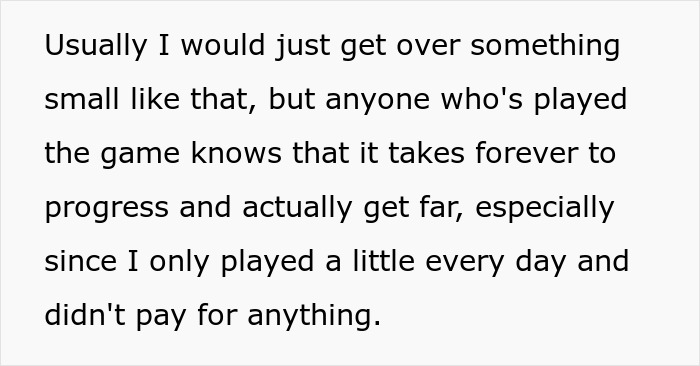 Text snippet: Woman explaining why BF deleting her phone app hurt so much, progress lost. Text snippet: Woman explaining why BF deleting her phone app hurt so much, progress lost.