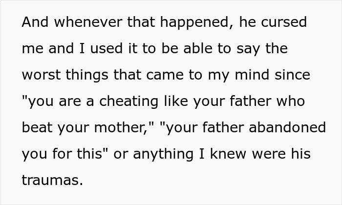 Screenshot of text revealing a woman's emotional manipulation due to a bf secretly dating another woman. Screenshot of text revealing a woman's emotional manipulation due to a bf secretly dating another woman.