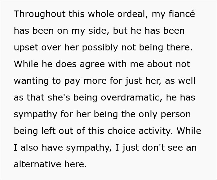 A groom's scary fixation on a woman over a wedding dispute about exclusion from activities.