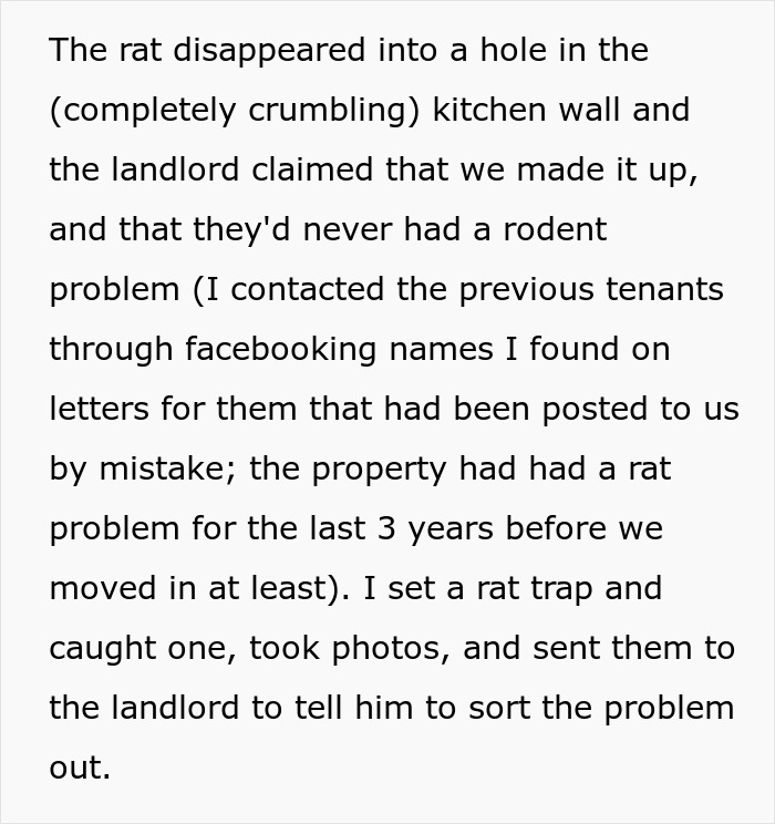 Evil Landlord Ignores Rat-Infested House, Tenant Makes Sure To Ruin Every House Viewing After That Evil Landlord Ignores Rat-Infested House, Tenant Makes Sure To Ruin Every House Viewing After That