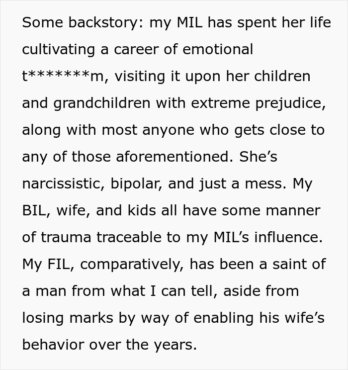 Text snippet detailing the backstory of an evil mom, her narcissistic behavior, and family trauma. Text snippet detailing the backstory of an evil mom, her narcissistic behavior, and family trauma.