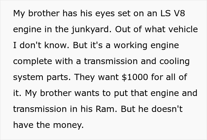Failed Truck Purchase Turns Into Brothers' Rivalry, Proving Older Bro’s Desire To Needlessly Compete Failed Truck Purchase Turns Into Brothers' Rivalry, Proving Older Bro’s Desire To Needlessly Compete