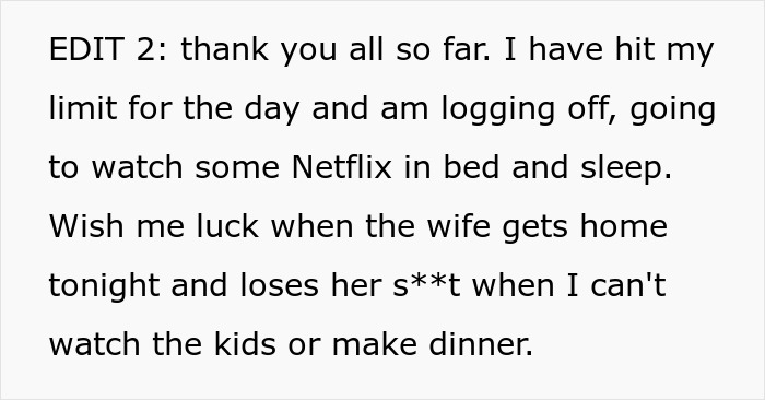 A man dealing with cancer feels horrified as his postpartum wife expects him to slog at home.