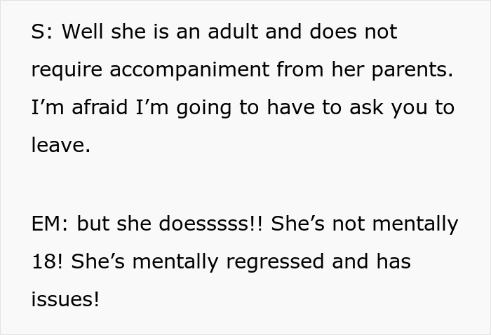 Airport security informs toxic parents that their 18-year-old daughter is an adult, as they try to stop her from leaving the country. Airport security informs toxic parents that their 18-year-old daughter is an adult, as they try to stop her from leaving the country.