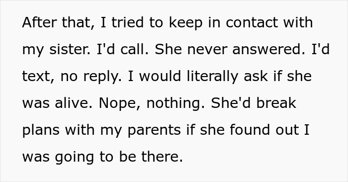 Text about a bride banning a service dog from wedding, causing a sibling boycott.