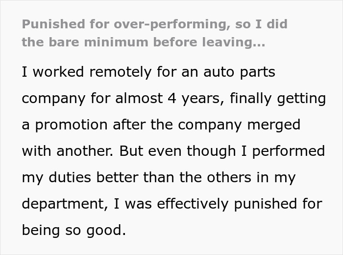 Company Punishes Top Employee For Doing Three People's Job, He Walks Away Leaving Chaos Behind Company Punishes Top Employee For Doing Three People's Job, He Walks Away Leaving Chaos Behind