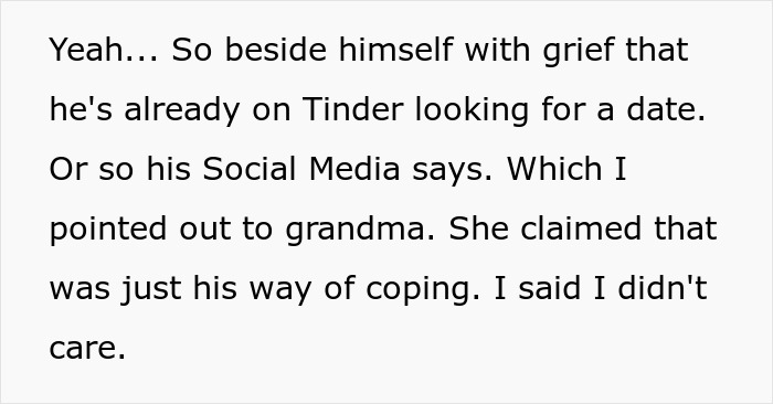 A screenshot discussing the entitled man's grief after losing more than he bargained for by proposing at a wedding.