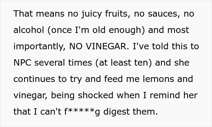 Couple Tell MIL Several Times About DIL's Dietary Condition, She Ignores It, And Brings Wrong Food Couple Tell MIL Several Times About DIL's Dietary Condition, She Ignores It, And Brings Wrong Food