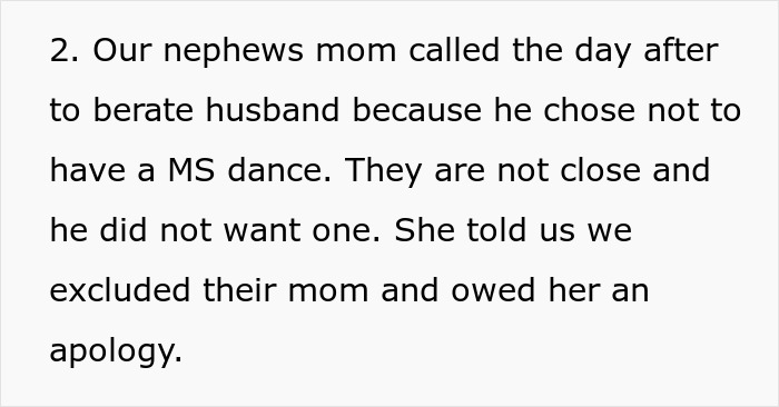 Text snippet describing in-law family conflict after a wedding. Text snippet describing in-law family conflict after a wedding.