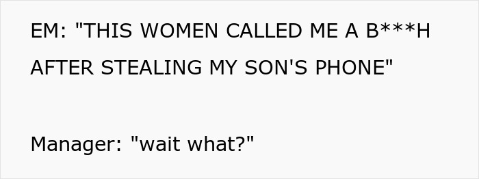 Text where a woman falsely claims theft and being called names, involving a racist Karen and Black woman. Text where a woman falsely claims theft and being called names, involving a racist Karen and Black woman.