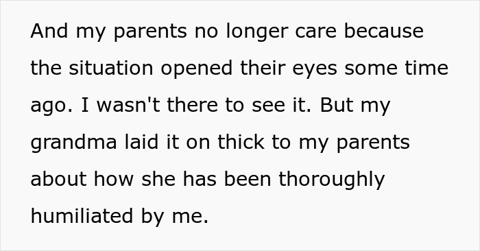 Parents no longer care about the entitled man's proposal after grandma's humiliation claims about the wedding.