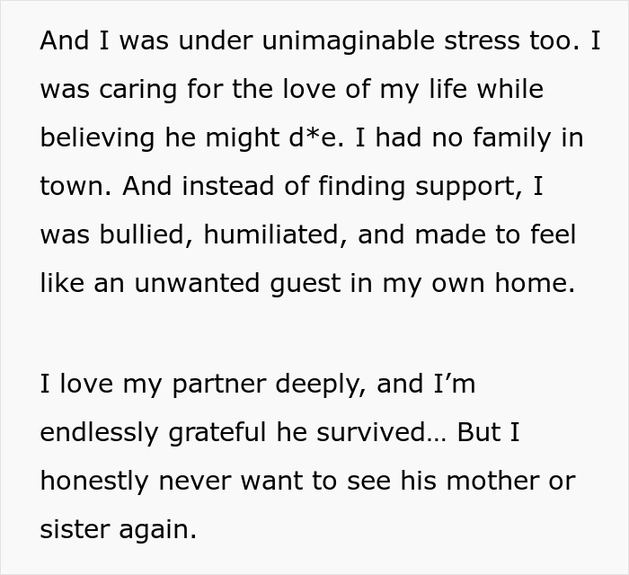 Woman’s Partner Ends Up In A Coma, His Family Does Something She Never Saw Coming: “I Was An Easy Target” Woman’s Partner Ends Up In A Coma, His Family Does Something She Never Saw Coming: “I Was An Easy Target”