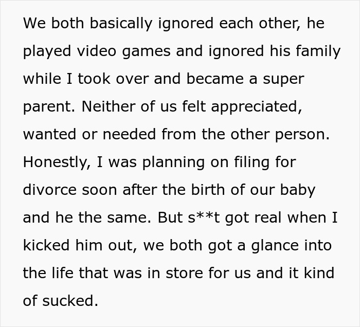 The wife contemplates divorce due to the husband cheating on pregnant wife and ignoring his family, becoming a super parent. The wife contemplates divorce due to the husband cheating on pregnant wife and ignoring his family, becoming a super parent.