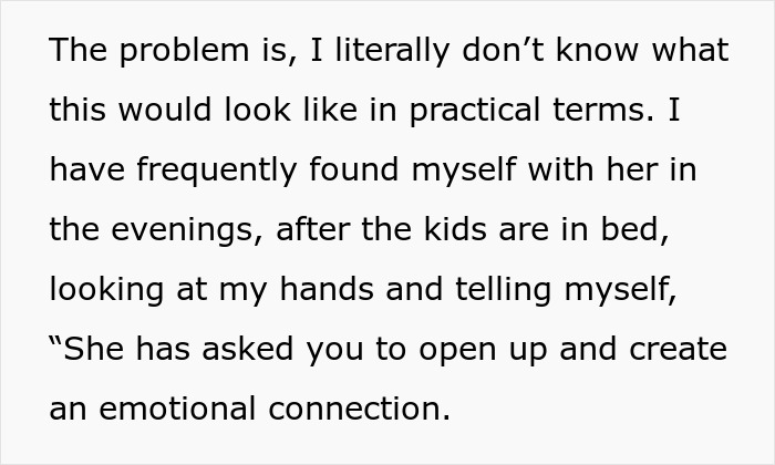 Guy Doesn't Know What It Means To "Open Up Emotionally," Wife Of 10 Years On Brink Of Divorce Guy Doesn't Know What It Means To "Open Up Emotionally," Wife Of 10 Years On Brink Of Divorce