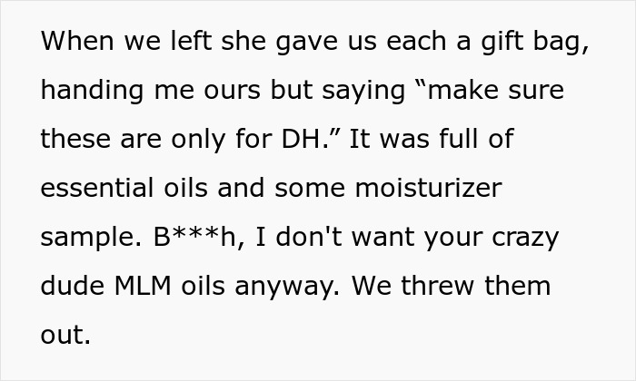 Family MIL giving essential oils as a gift after Thanksgiving dinner, a wild turn with holiday dishes. Family MIL giving essential oils as a gift after Thanksgiving dinner, a wild turn with holiday dishes.